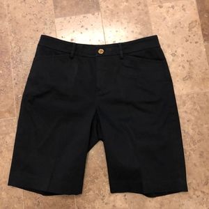 Lauren black cotton (with elastane) shorts